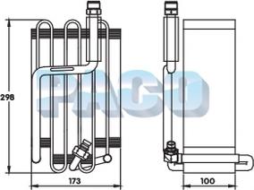 PACO ER1241 - Испаритель, кондиционер unicars.by