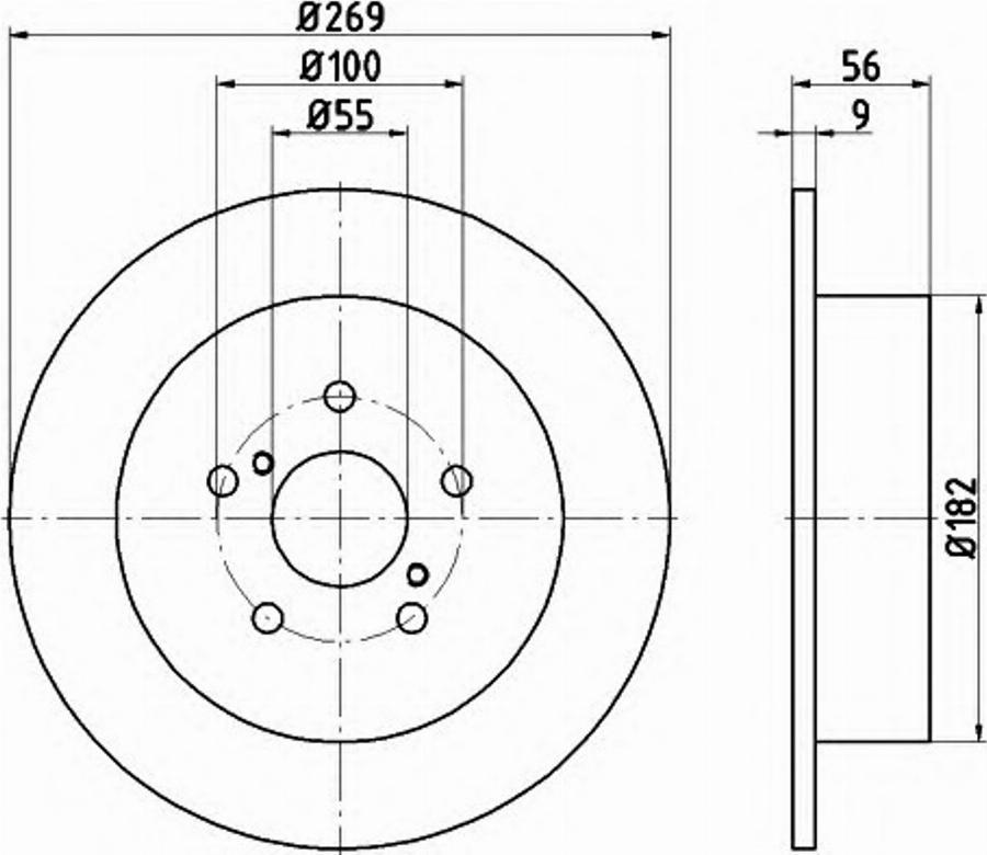 Pagid 54704PRO - Тормозной диск unicars.by