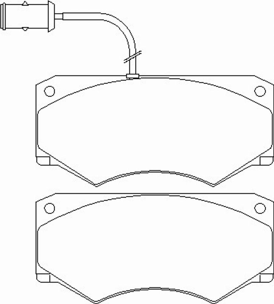 Pagid C 4012 - Тормозные колодки, дисковые, комплект unicars.by