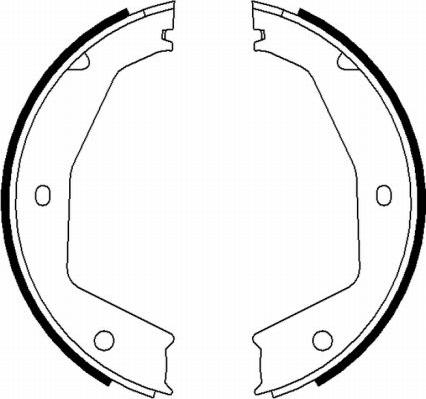 Pagid H1701 - Комплект тормозов, ручник, парковка unicars.by