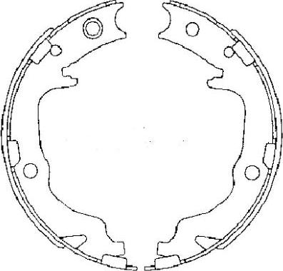 Pagid H1738 - Комплект тормозов, ручник, парковка unicars.by