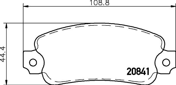 Pagid T9009 - Тормозные колодки, дисковые, комплект unicars.by