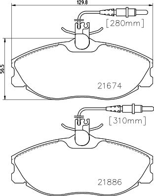 Pagid T5092 - Тормозные колодки, дисковые, комплект unicars.by