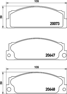 Pagid T6025 - Тормозные колодки, дисковые, комплект unicars.by