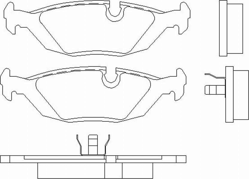 Pagid T0412 - Тормозные колодки, дисковые, комплект unicars.by