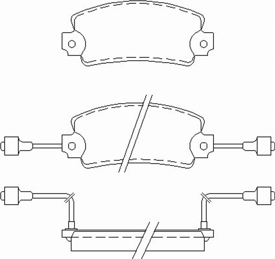 Pagid T0649 - Тормозные колодки, дисковые, комплект unicars.by