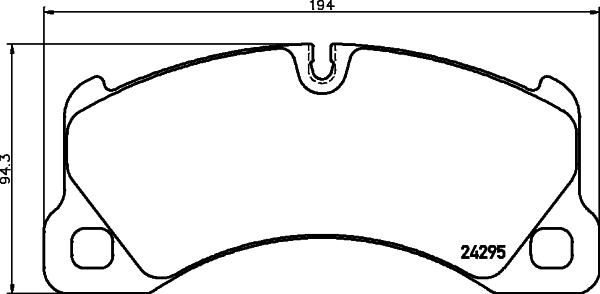 Pagid T1626 - Тормозные колодки, дисковые, комплект unicars.by