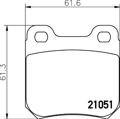 Pagid T1015 - Тормозные колодки, дисковые, комплект unicars.by