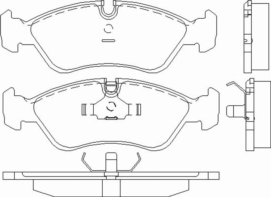 Pagid T1021 - Тормозные колодки, дисковые, комплект unicars.by