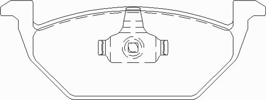 Pagid T 1101 - Тормозные колодки, дисковые, комплект unicars.by