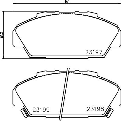 Pagid T3070 - Тормозные колодки, дисковые, комплект unicars.by