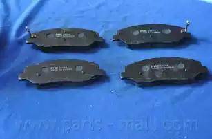 Parts-Mall PKA-035-S - Тормозные колодки, дисковые, комплект unicars.by