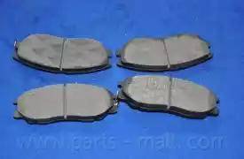 Parts-Mall PKA-031-S - Тормозные колодки, дисковые, комплект unicars.by