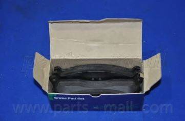 Parts-Mall PKB-015 - Тормозные колодки, дисковые, комплект unicars.by