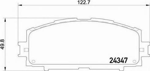 Parts-Mall PKF-014 - Тормозные колодки, дисковые, комплект unicars.by