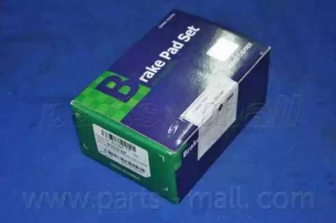 Parts-Mall PKH-E06 - Тормозные колодки, дисковые, комплект unicars.by