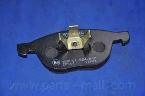 Parts-Mall PKH-E06 - Тормозные колодки, дисковые, комплект unicars.by