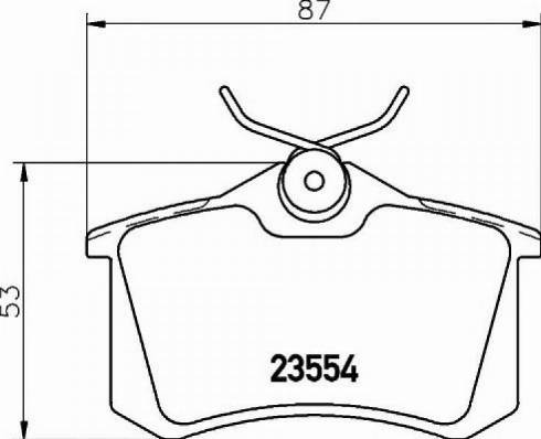 Parts-Mall PKX-004 - Тормозные колодки, дисковые, комплект unicars.by