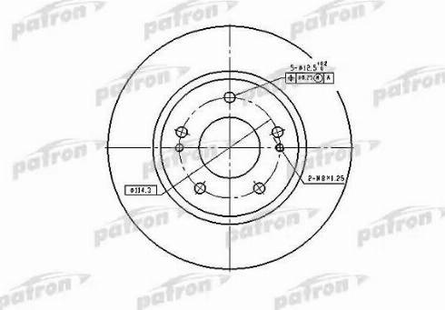 Patron PBD4494 - Тормозной диск unicars.by