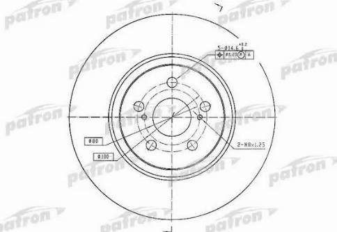 Patron PBD4415 - Тормозной диск unicars.by