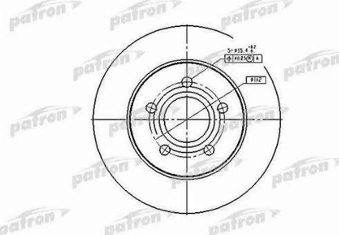 Patron PBD4045 - Тормозной диск unicars.by