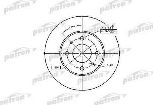 Patron PBD4018 - Тормозной диск unicars.by