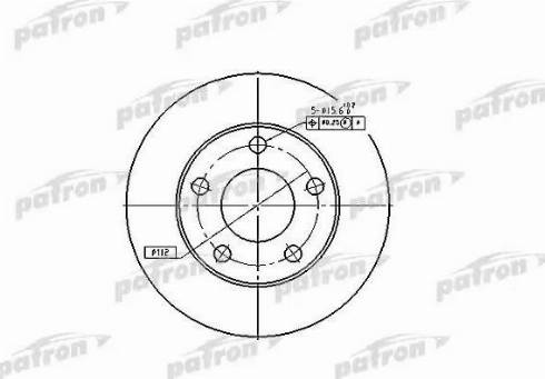 Patron PBD4026 - Тормозной диск unicars.by