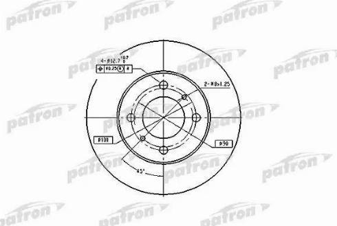 Patron PBD4022 - Тормозной диск unicars.by