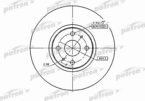 Patron PBD4158 - Тормозной диск unicars.by