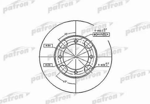 Patron PBD4157 - Тормозной диск unicars.by