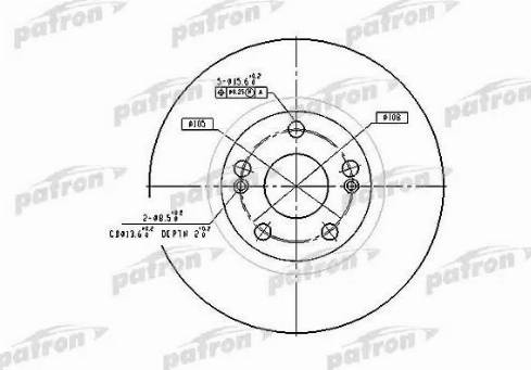 Patron PBD4109 - Тормозной диск unicars.by