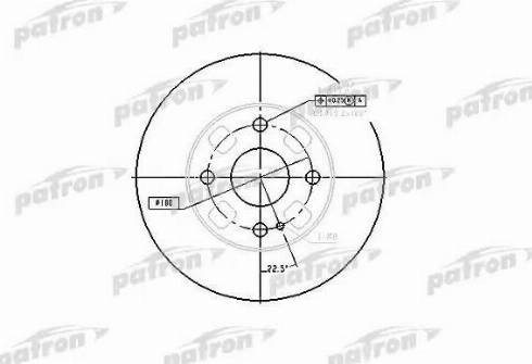 Patron PBD4120 - Тормозной диск unicars.by