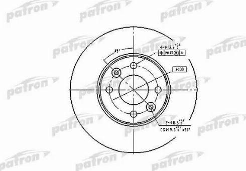 Patron PBD4364 - Тормозной диск unicars.by