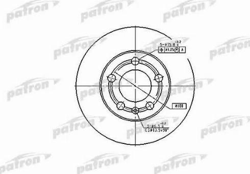 Patron PBD4253 - Тормозной диск unicars.by