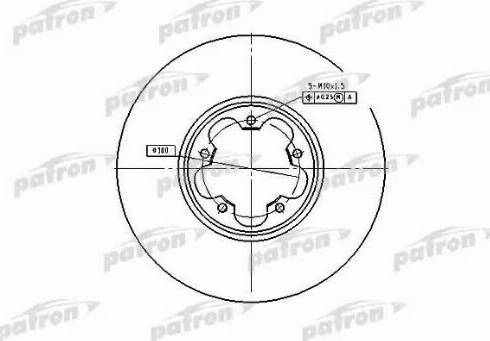 Patron PBD4216 - Тормозной диск unicars.by