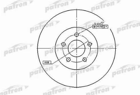 Patron PBD5381 - Тормозной диск unicars.by