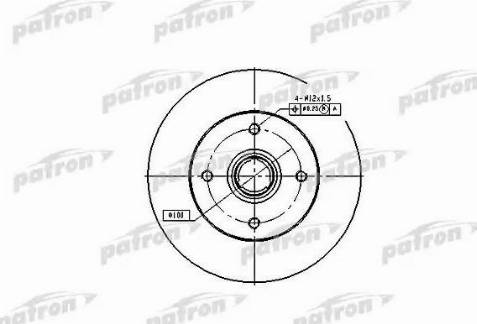 Patron PBD1529 - Тормозной диск unicars.by