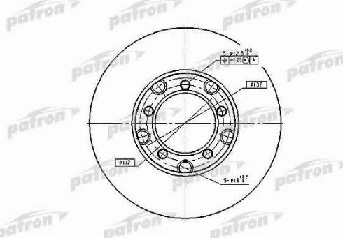 Patron PBD1577 - Тормозной диск unicars.by