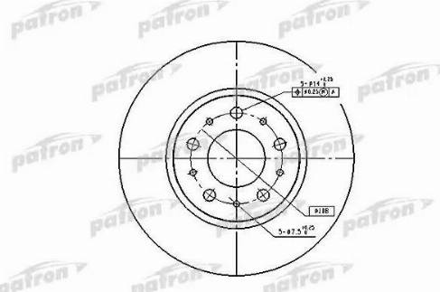 Patron PBD1697 - Тормозной диск unicars.by