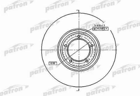 Patron PBD1642 - Тормозной диск unicars.by