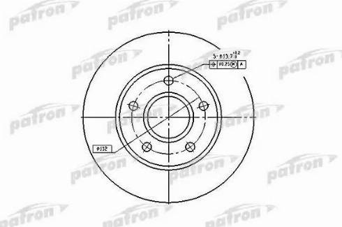 Patron PBD1647 - Тормозной диск unicars.by