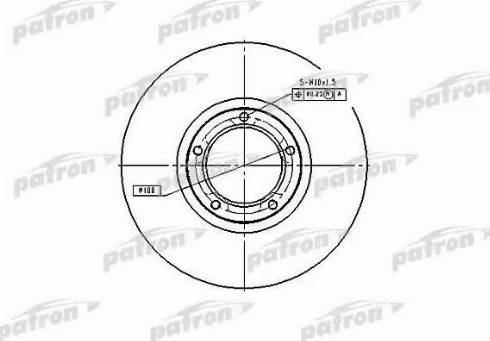 Patron PBD1653 - Тормозной диск unicars.by