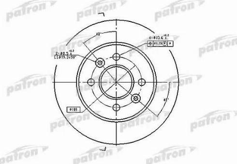 Patron PBD1030 - Тормозной диск unicars.by