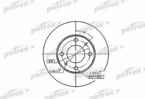 Patron PBD1721 - Тормозной диск unicars.by