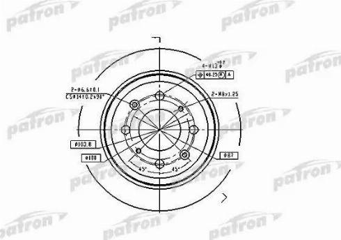 Patron PBD2646 - Тормозной диск unicars.by