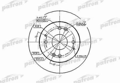 Patron PBD2669 - Тормозной диск unicars.by