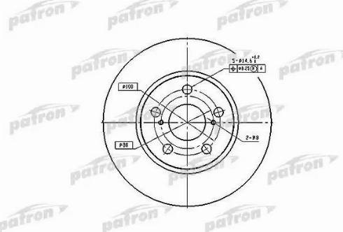 Patron PBD2683 - Тормозной диск unicars.by