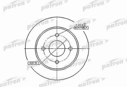 Patron PBD2623 - Тормозной диск unicars.by