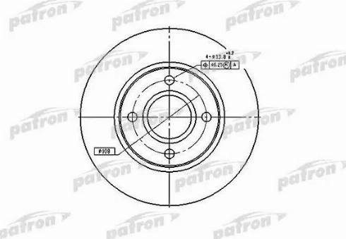 Patron PBD2622 - Тормозной диск unicars.by