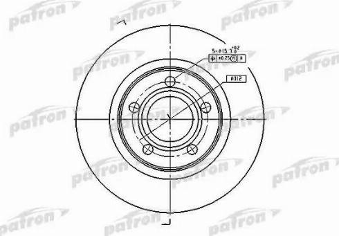 Patron PBD2806 - Тормозной диск unicars.by